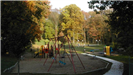 Playground in the Middle of a Clearing at the New Ardmore Avenue Park