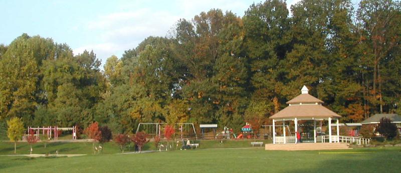 Distant View of the Veterans Memorial Park